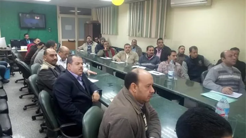 افتتاح البرنامج التدريبى الاساسى فى السلامة والصحة المهنية بتأمين الشرقية