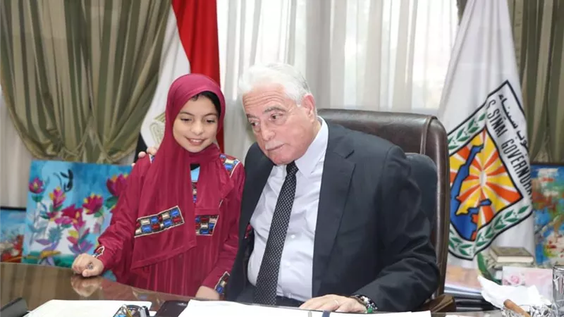 فوده يوجه بمتابعة وعلاج طفلة بمعهد ناصر تعرضت لتشوهات فى العظام