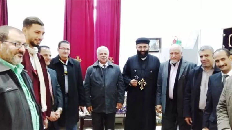 قيادات جهاز بدر يهنئون الاخوة المسيحيين بأعياد الميلاد .. بالصور