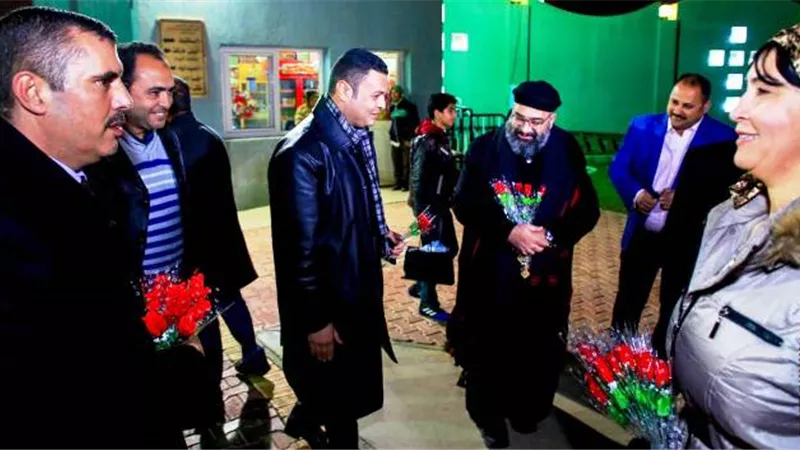 قيادات جهاز الشروق يهنئون الأخوة المسيحيين بأعياد الميلاد المجيد بالصور