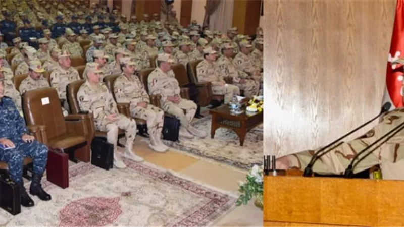 الفريق محمد فريد رئيس أركان حرب القوات المسلحة يلتقى عدداً من القادة الجدد