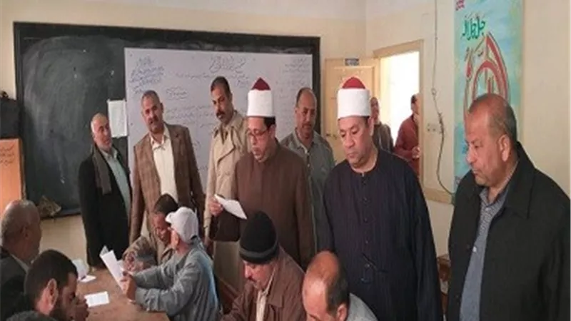 النجار : يتابع أعمال تصحيح أوراق اجابات الطلاب بمركز المنوفية الأزهرية