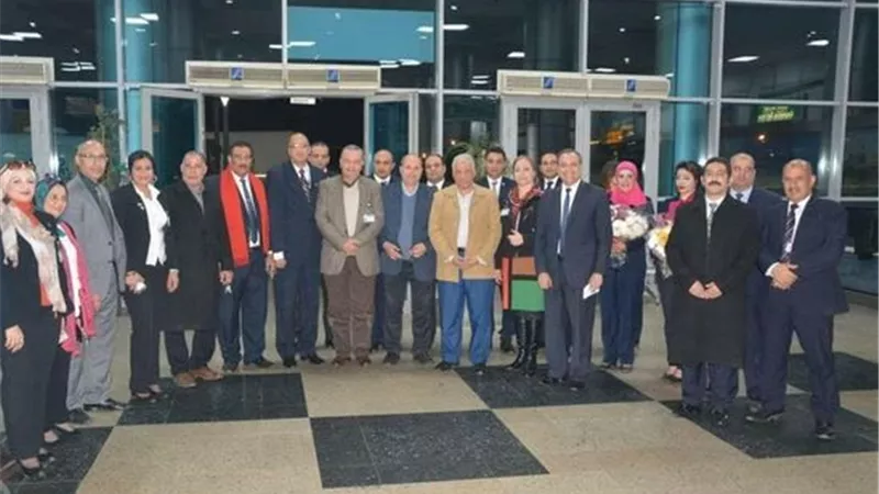 بالصور.. مطار القاهرة يستقبل ثاني رحلة للخطوط الكورية بعد انقطاع ٧ سنوات
