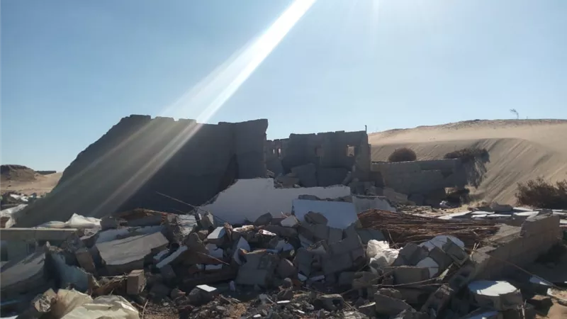 ازالة ٥٧ حالة تعدى املاك دولة ببئر العبد