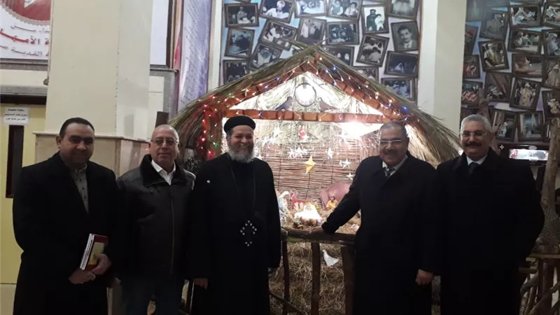 النيلي يزور كنيسة العذراء مريم للتهنئة بعيد الميلاد المجيد