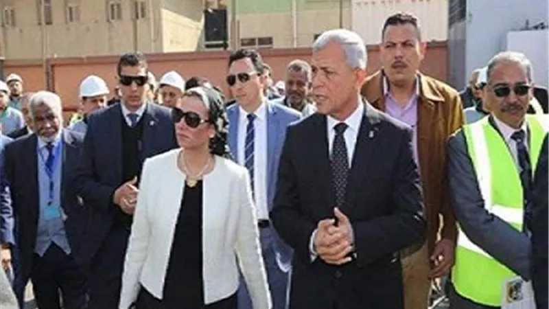 محافظ المنوفية يشيد بإفتتاح مشروع تدوير البطاريات المستهلكة