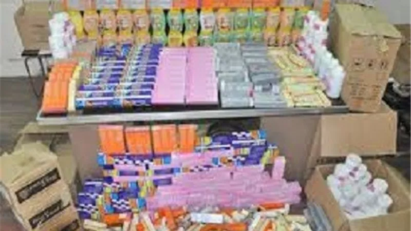 ضبط مصنع مستحضرات التجميل المغشوشة بالبحيرة