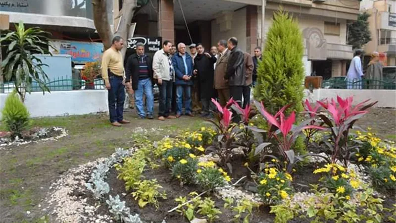 محافظ الجيزة يفتتح مع الأهالى تطوير ميدان هيئة التدريس