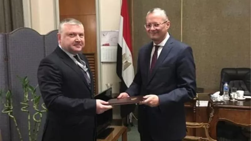 سفير ارمينيا الجديد يقدم اوراق اعتماده الي الخارجية المصرية