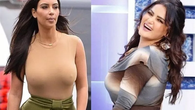 سما المصرى تتحدى كيم كاردشيان على إنستجرام