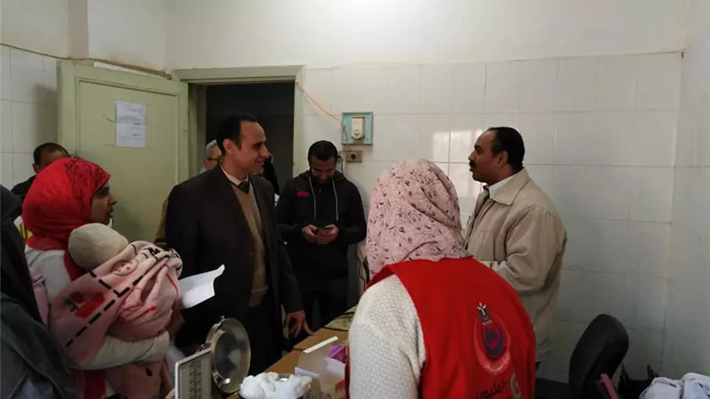 وكيل وزارة الصحة بسوهاج يتفقد امن الوحدات الصحية بدار السلام