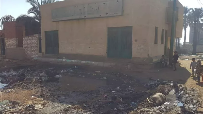 شبكة مياة الشرب انهارت والمياه الجوفية تؤدى لانتشار الأمراض والأوبئة بالجيزة .. صور