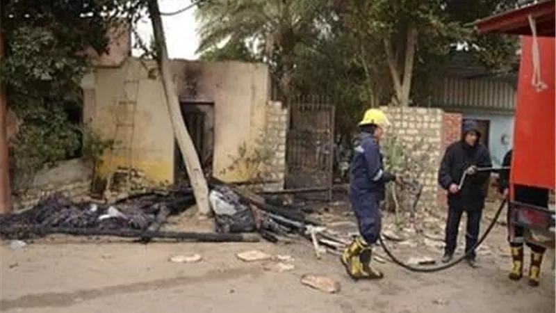 السيطرة على حريق 5منازل لسوء الأحوال الجوية في الإسماعيلية
