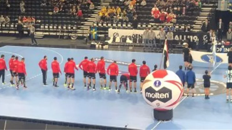 يد مصر تواجه انجولا غدا فى مباراة مصيرية بكأس العالم