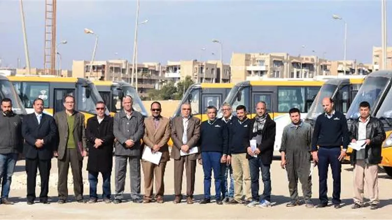 بدء تشغيل منظومة النقل الداخلى فى القاهرة الجديدة ..اليوم