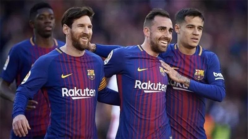 برشلونة يتقدم على ليفانتى بثنائية ديمبلى في الشوط الأول