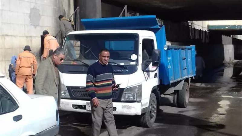 تنظيف نفق السبتية بجى الأزبكية