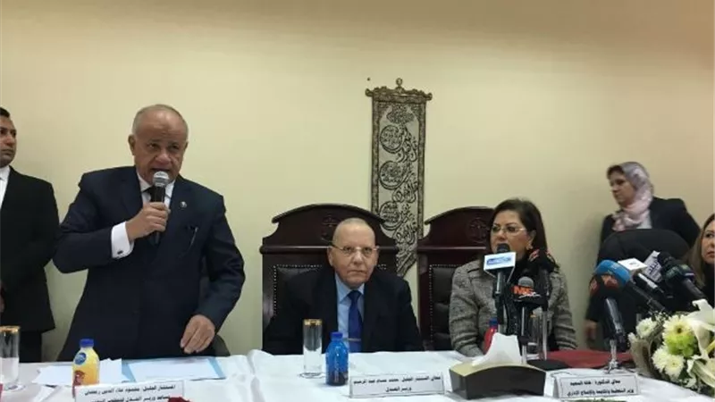 إفتتاح أعمال التطوير التقني لمحكمه القاهرة الجديدة الابتدائيه