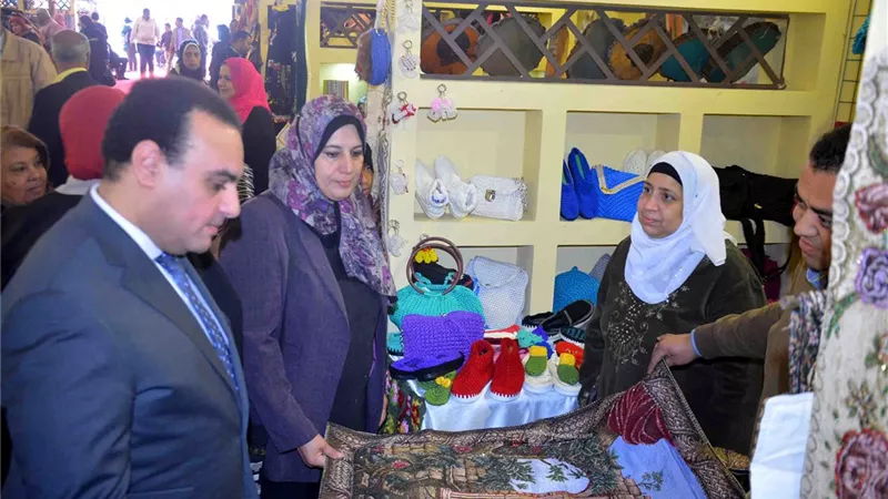 إفتتاح معرض ديارنا للمنتجات اليدوية بالأقصر