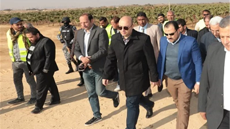 محافظ بني سويف يتابع منظومة الصرف ببياض العرب الصناعية