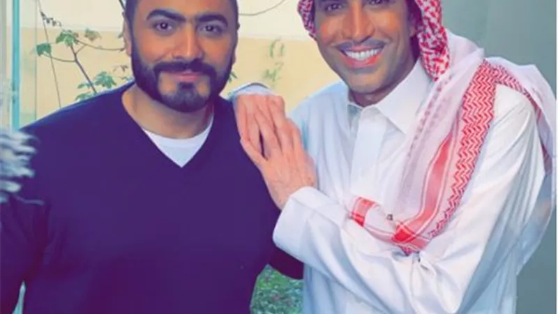 فنان سعودى يشارك تامر حسنى فى فيلمه الجديد