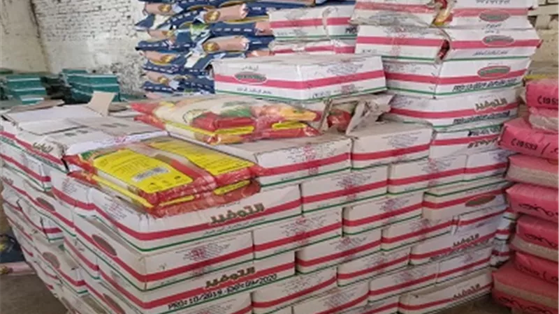 مباحث تموين القاهرة تضبط 30 طن ارز وعدس وحمص وفول مغشوشين