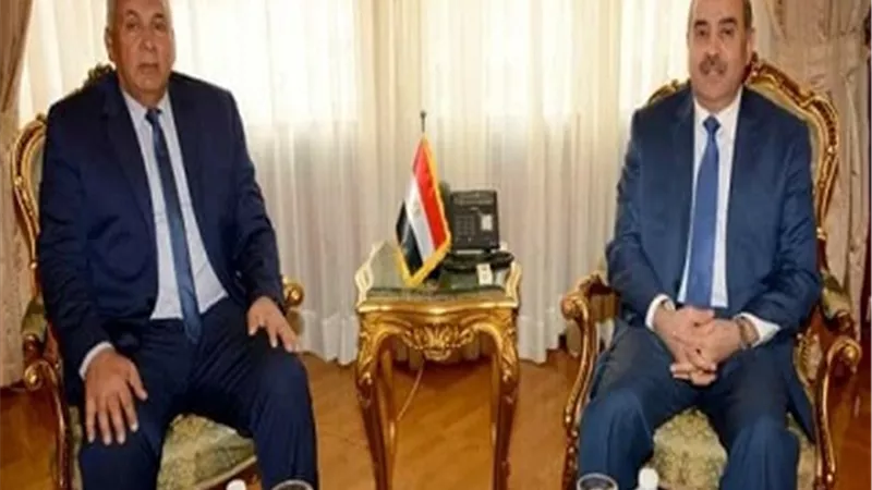 وزير الطيران يبحث مع محافظ الوادي الجديد تنظيم رحلة أسبوعية لتشجيع السياحة