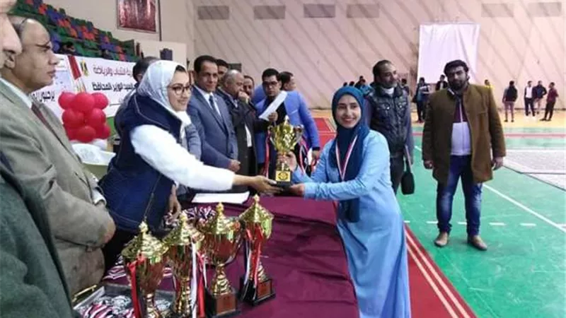 نائب محافظ الوادي الجديد تشهد ختام مهرجان ألعاب جامعات الجنوب