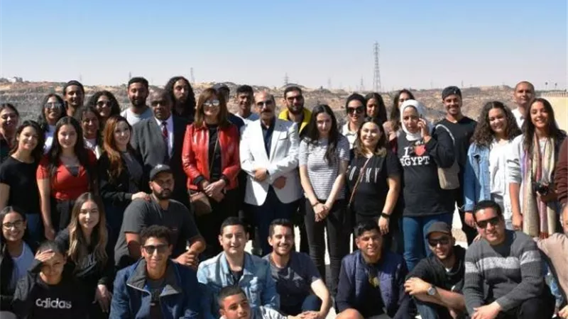 وزيرة الهجرة ومحافظ أسوان يرافقان وفد شباب أبناء المصريين بأستراليا