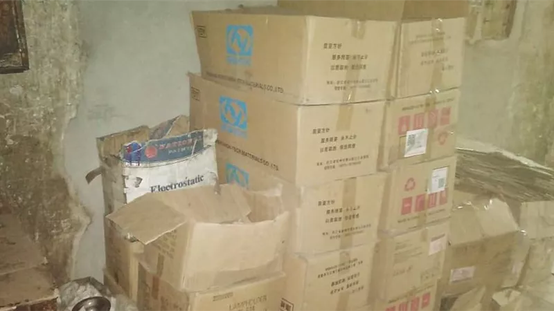 مباحث تموين القاهرة تضبط مصنع ادوات كهربائية بدون ترخيص