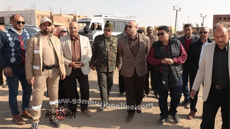 محافظ بني سويف يتفقد استعدادات التدريب العملي المشترك صقر