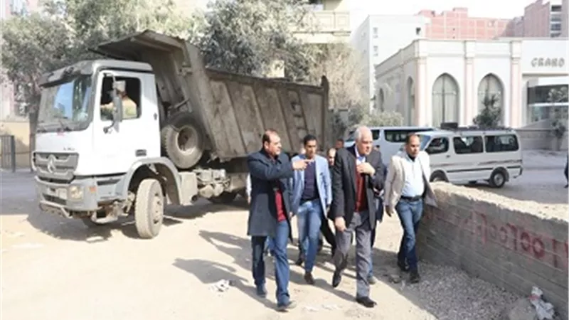 محافظ الجيزة يتفقد أعمال تغطية وتطوير ترعة المريوطية