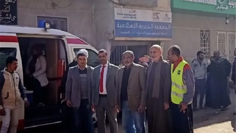 المشروعات الصغيرة بحزب مستقبل وطن بالقوصية تنظم قافلة طبية وحملة تبرع بالدم