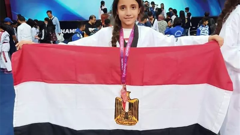 ذهبية وفضية وبرونزية لبنات الشرقية فى بطولة الفجيرة للتايكوندو