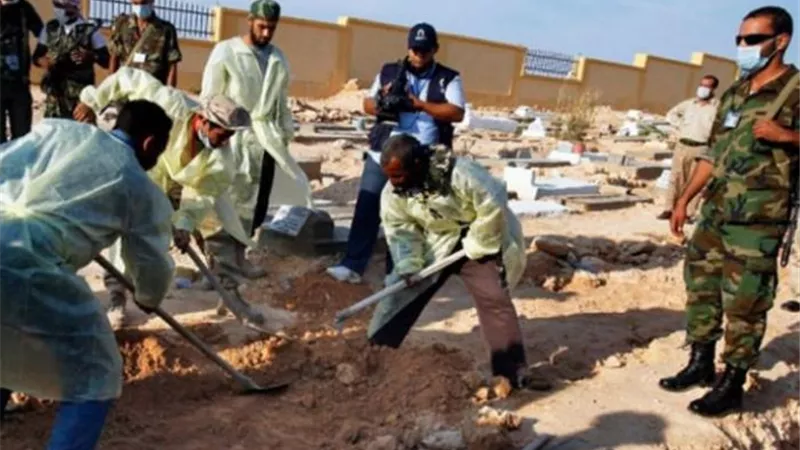 الجيش الليبى :مقبرة جماعية جديدة بطريق المطار فى طرابلس
