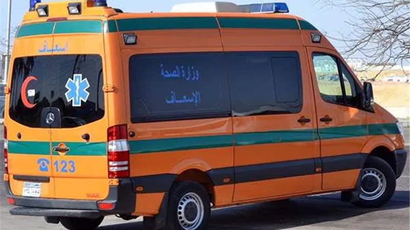 إصابة ٨ ركاب فى انقلاب ميكروباص في بنى سويف