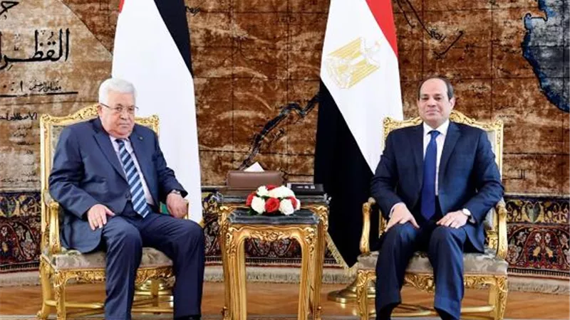 السيسى يؤكد لـ ابو مازن ثبات الموقف المصرى تجاه حل القضية الفلسطينية
