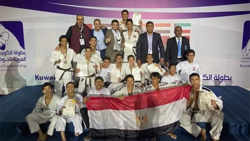 ناشئو وشباب مصر يفوزون بلقب البطولة العربية للجودو بجدارة واستحقاق .. صور
