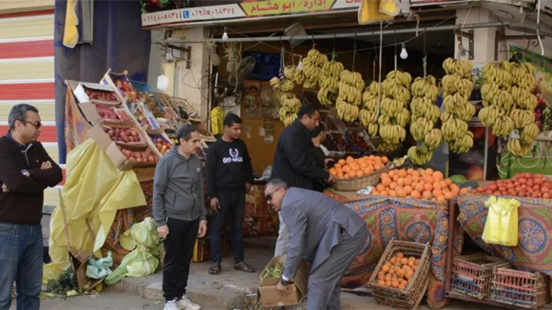 محافظ الغربية ونائبه يقودان أكبر حملة إشغالات بمدينة طنطا-صور