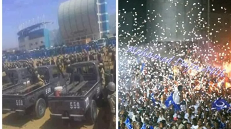مباراة الأهلى والهلال .. ملعب الجوهرة الزرقاء يتحول لثكنة عسكرية.. وحضور مكثف من الجماهير