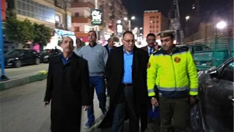 غراب يتفقد شوارع مسجد الفتح وطلبة عويضة والغشام وعمر شاهين وموقف المنصورة