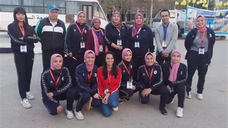 قناة السويس الأولى بكرنفال فتيات الجامعات الخامس بالفيوم.صور