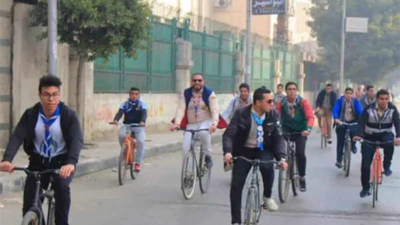الكشافة تنظم ماراثون دراجات لدعم مستشفي القلب بأسوان