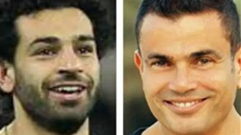 ليفربول يستعين بأغنية الهضبة عمرو دياب على صورة محمد صلاح
