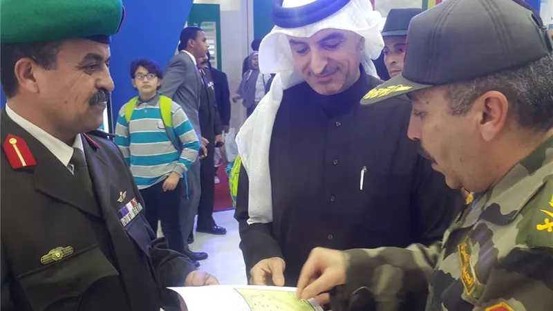 سفير البحرين يزور جناح المملكة بمعرض القاهرة الدولي للكتاب