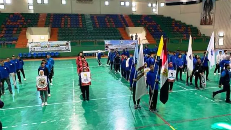 افتتاح مهرجان جامعات جنوب الصعيد فى نسخته الثانية فى الوادى الجديد.. بالصور