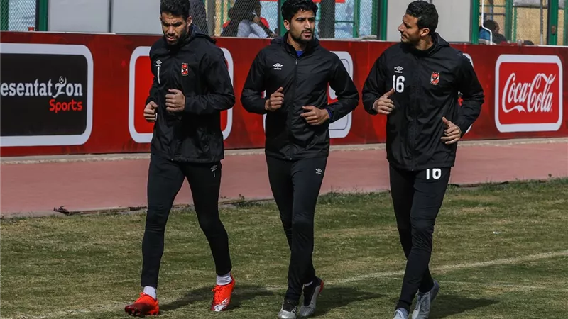 مران الأهلى.. تدريبات قوية لثلاثى حراس المرمى