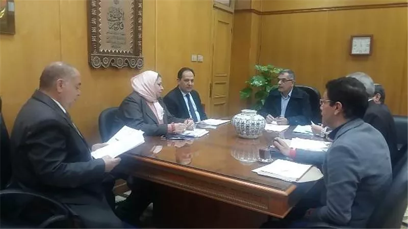 لجنة قيادات جامعة بنها تستقبل المتقدمين للوظائف الإشرافية
