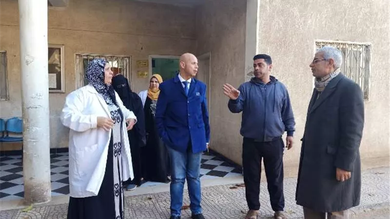 مدير صحة الشرقية يتابع الخدمات الطبية في بلبيس ومنيا القمح.صور