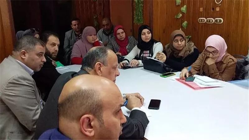 تفاصيل اجتماع مديرصحة كفر الشيخ لترصد فيروس كورونا .صور